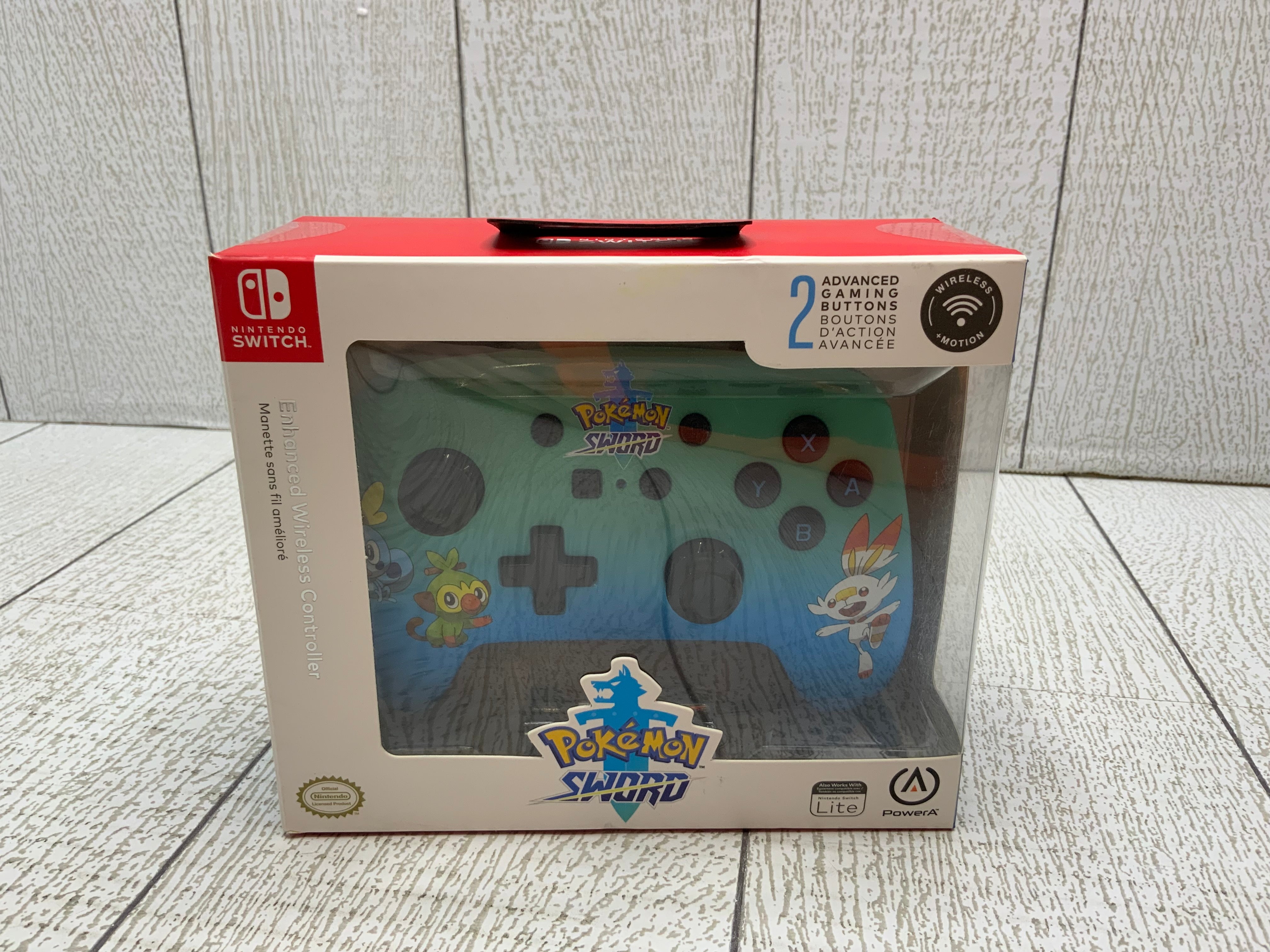 PowerA Enhanced Wireless Controller for Nintendo Switch (Pokémon Sword) (8021841084654)